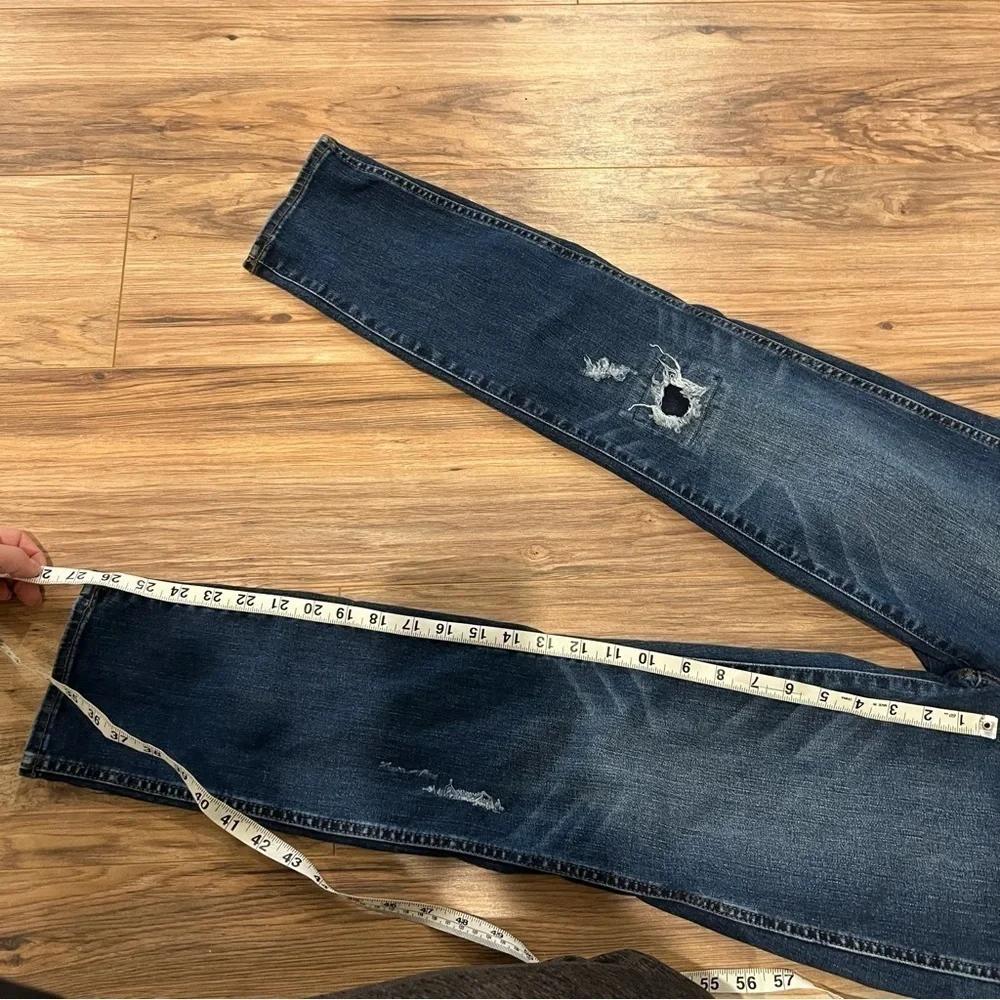 J. Crew Vintage Straight Jeans in Rip and Repair